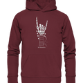 Gitarre mit Skelettfingern - Konzertzeichen - Organic Hoodie | Hoodies | Dark Shadows Arts