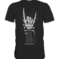 Gitarre mit Skelettfingern - Konzertzeichen - Premium Shirt | Unisex - Shirts | Dark Shadows Arts