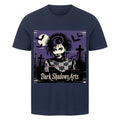 Gothic Vision – Schattenfrau im VHS - Nebel - HigherBlanks Premium T-Shirt | T-Shirt | Dark Shadows Arts