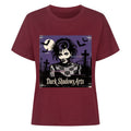 Gothic Vision – Schattenfrau im VHS - Nebel - Premium Organic Shirt Women | T-Shirt | Dark Shadows Arts