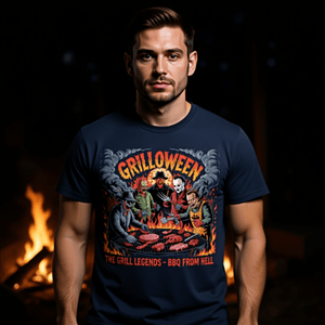 Grilloween - HigherBlanks Premium T-Shirt | T-Shirt | Dark Shadows Arts