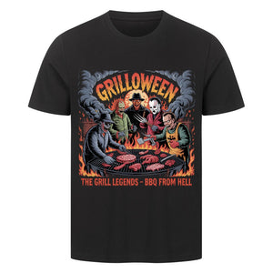 Grilloween - HigherBlanks Premium T-Shirt | T-Shirt | Dark Shadows Arts