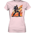 Guitar Rebellion - Skelettmusiker mit Feuer - Ladies Premium Shirt | Lady - Shirts | Dark Shadows Arts