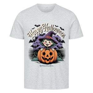 Happy Halloween Witch Pumpkin - HigherBlanks Premium T-Shirt | T-Shirt | Dark Shadows Arts
