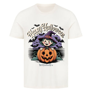 Happy Halloween Witch Pumpkin - HigherBlanks Premium T-Shirt | T-Shirt | Dark Shadows Arts