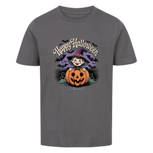 Happy Halloween Witch Pumpkin - Premium Organic Shirt Kids | T-Shirt | Dark Shadows Arts