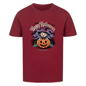Happy Halloween Witch Pumpkin - Premium Organic Shirt Kids | T-Shirt | Dark Shadows Arts
