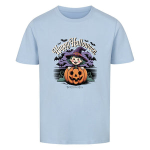 Happy Halloween Witch Pumpkin - Premium Organic Shirt Kids | T-Shirt | Dark Shadows Arts