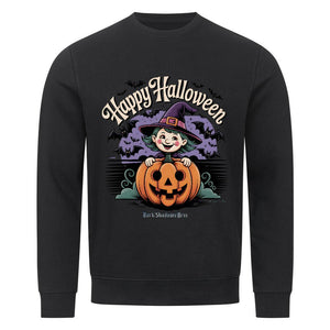 Happy Halloween Witch Pumpkin - Premium Organic Sweatshirt | Sweatshirt | Dark Shadows Arts