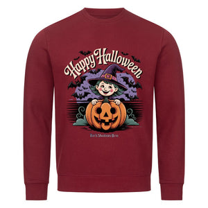 Happy Halloween Witch Pumpkin - Premium Organic Sweatshirt | Sweatshirt | Dark Shadows Arts