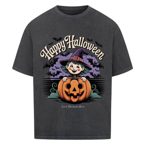 Happy Halloween Witch Pumpkin - VACANCY Oversized Shirt | T-Shirt | Dark Shadows Arts