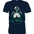 Haunting Gaze - The Enigmatic Specter - Premium Shirt | Unisex - Shirts | Dark Shadows Arts