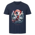 Heart of Thorns – Gebrochene Göttin unter Blutmond - HigherBlanks Premium T-Shirt | T-Shirt | Dark Shadows Arts