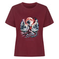 Heart of Thorns – Gebrochene Göttin unter Blutmond - Premium Organic Shirt Women | T-Shirt | Dark Shadows Arts
