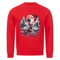 Heart of Thorns – Gebrochene Göttin unter Blutmond - Premium Organic Sweatshirt | Sweatshirt | Dark Shadows Arts