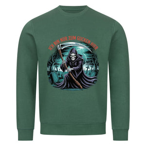 Ich bin nur zum Gucken hier - Premium Organic Sweatshirt | Sweatshirt | Dark Shadows Arts
