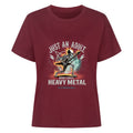Just an Adult Who Loves Heavy Metal - Premium Organic Shirt Women | T-Shirt | Dark Shadows Arts