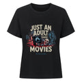 Just an Adult Who Loves Horror Movies - Premium Organic Shirt Women | T-Shirt | Dark Shadows Arts