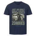 Just an Adult Who Loves Zombies - HigherBlanks Premium T-Shirt | T-Shirt | Dark Shadows Arts