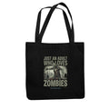 Just an Adult Who Loves Zombies - Jutebeutel | Bag | Dark Shadows Arts