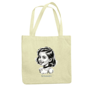 Kleine Vampirin mit Frechmut - Jutebeutel | Bag | Dark Shadows Arts