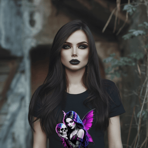 Königin der Schattenflügel - HigherBlanks Premium T-Shirt | T-Shirt | Dark Shadows Arts