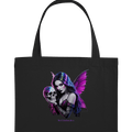 Königin der Schattenflügel - Ladies Organic Shirt Dress - Organic Shopping - Bag | Taschen | Dark Shadows Arts