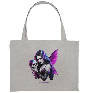 Königin der Schattenflügel - Ladies Organic Shirt Dress - Organic Shopping - Bag | Taschen | Dark Shadows Arts