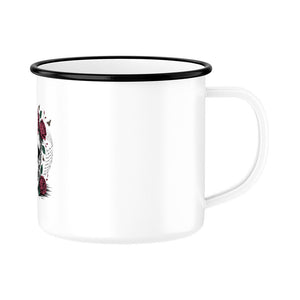Lebe wild. Stirb poetisch. - Emaille Tasse | Mug | Dark Shadows Arts