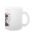 Lebe wild. Stirb poetisch. - Glas - Tasse satiniert | Mug | Dark Shadows Arts