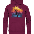 Licht & Schatten – Magische Baumlandschaft mit Sternbild - Basic Unisex Hoodie | Hoodies | Dark Shadows Arts