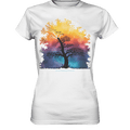 Licht & Schatten – Magische Baumlandschaft mit Sternbild - Ladies Premium Shirt | Lady - Shirts | Dark Shadows Arts