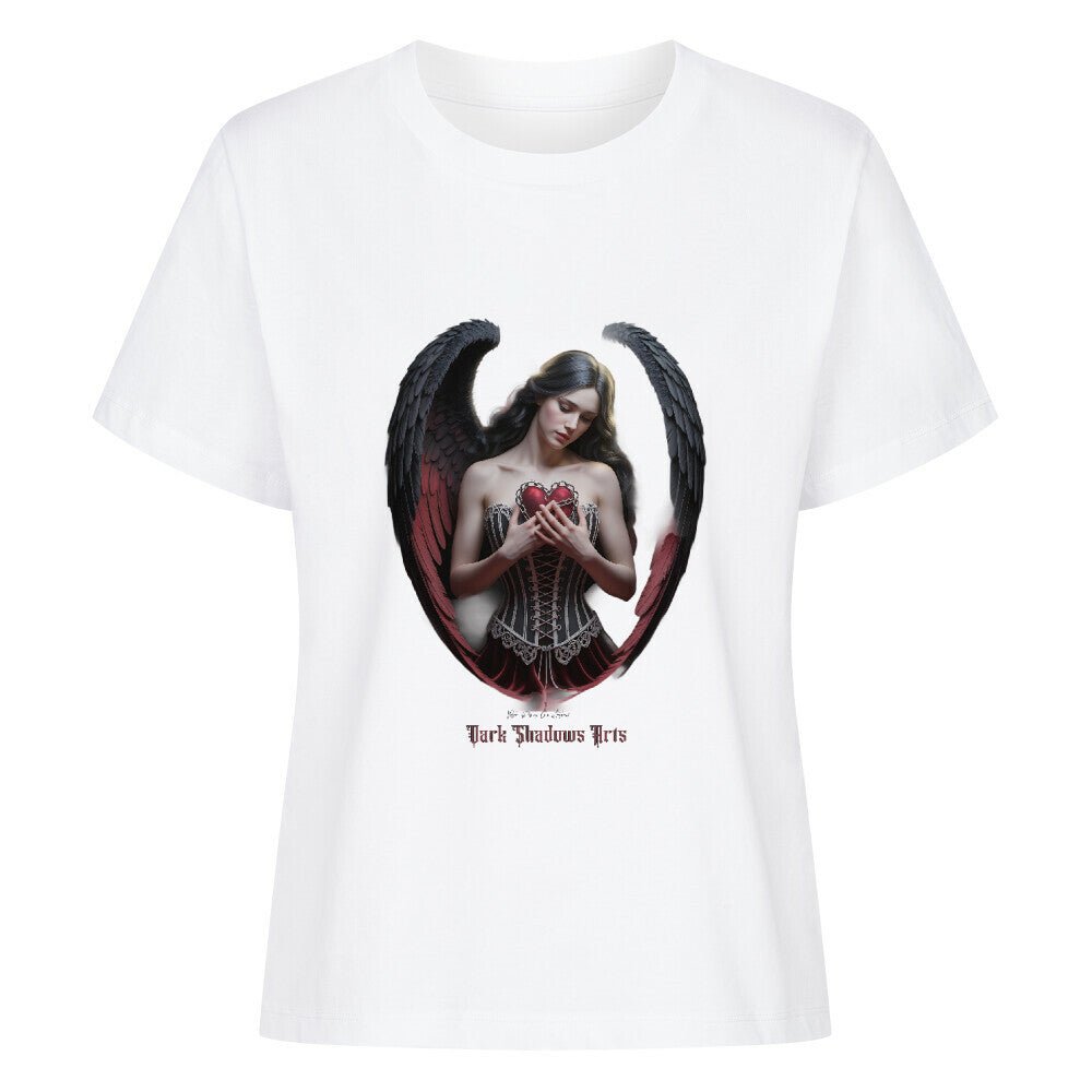 Lonely Angel - Premium Organic Shirt Women | T-Shirt | Dark Shadows Arts