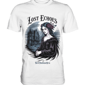 Lost Echoes – Geisterhafte Schönheit vor verlassener Villa im Gothic - Stil - Premium Shirt | Unisex - Shirts | Dark Shadows Arts