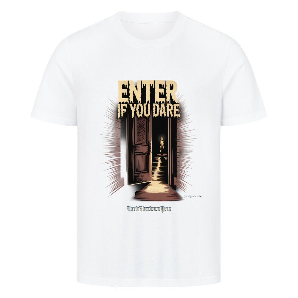 Lost Souls 1888 - Enter If You Dare - HigherBlanks Premium T-Shirt | T-Shirt | Dark Shadows Arts