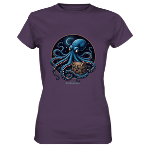 Majestätischer Tintenfisch – Hüter der Schatzkiste - Ladies Premium Shirt | Lady - Shirts | Dark Shadows Arts