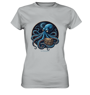 Majestätischer Tintenfisch – Hüter der Schatzkiste - Ladies Premium Shirt | Lady - Shirts | Dark Shadows Arts