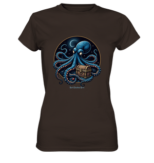 Majestätischer Tintenfisch – Hüter der Schatzkiste - Ladies Premium Shirt | Lady - Shirts | Dark Shadows Arts