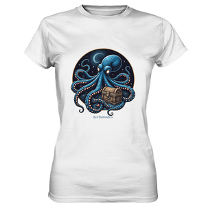 Majestätischer Tintenfisch – Hüter der Schatzkiste - Ladies Premium Shirt | Lady - Shirts | Dark Shadows Arts