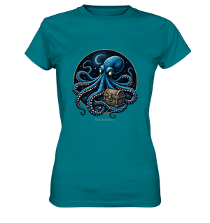 Majestätischer Tintenfisch – Hüter der Schatzkiste - Ladies Premium Shirt | Lady - Shirts | Dark Shadows Arts