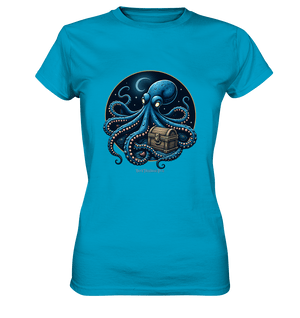Majestätischer Tintenfisch – Hüter der Schatzkiste - Ladies Premium Shirt | Lady - Shirts | Dark Shadows Arts
