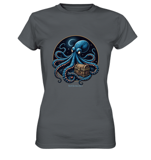 Majestätischer Tintenfisch – Hüter der Schatzkiste - Ladies Premium Shirt | Lady - Shirts | Dark Shadows Arts
