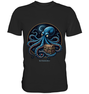 Majestätischer Tintenfisch – Hüter der Schatzkiste - Premium Shirt | Unisex - Shirts | Dark Shadows Arts