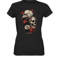 Makabre Eleganz Schädel und Rosen Kunst - Ladies Premium Shirt | Lady - Shirts | Dark Shadows Arts