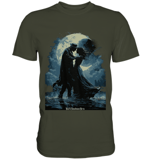 Mondschein Romantik Verliebte Silhouetten - Premium Shirt | Unisex - Shirts | Dark Shadows Arts