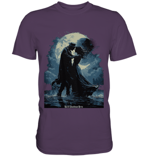 Mondschein Romantik Verliebte Silhouetten - Premium Shirt | Unisex - Shirts | Dark Shadows Arts