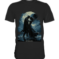 Mondschein Romantik Verliebte Silhouetten - Premium Shirt | Unisex - Shirts | Dark Shadows Arts