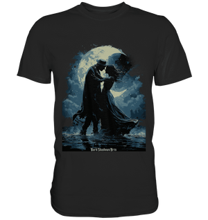 Mondschein Romantik Verliebte Silhouetten - Premium Shirt | Unisex - Shirts | Dark Shadows Arts