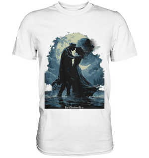 Mondschein Romantik Verliebte Silhouetten - Premium Shirt | Unisex - Shirts | Dark Shadows Arts