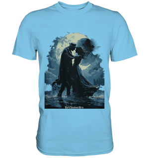 Mondschein Romantik Verliebte Silhouetten - Premium Shirt | Unisex - Shirts | Dark Shadows Arts